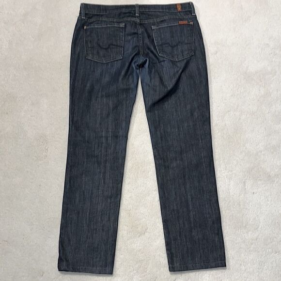 7 for all mankind Roxanne jeans size 30. Waist 34”, rise 9”, inseam 27” - Picture 6 of 11